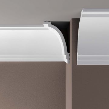 Карниз Де-Багет (De-Baget) 2000х70х110 мм, XPS POLYMER ПП 08