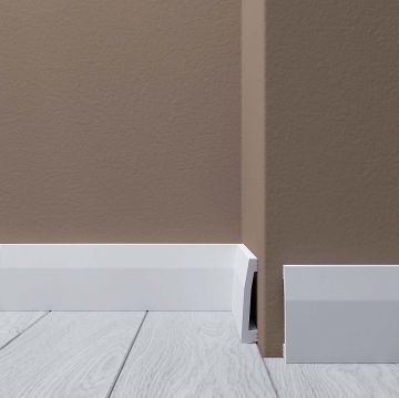 Плинтус напольный Де-Багет (De-Baget) 2000х12х60 мм, XPS POLYMER Н 10