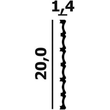 Декоративная панель Перфект (Perfect) Плюс 2800х200х14 мм P121-2800