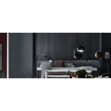 Панель стеновая реечная VOX (ВОКС) Linerio L-Line Anthracite 2650х122х21 мм, 6054509