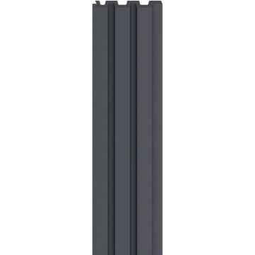 Панель стеновая реечная VOX (ВОКС) Linerio L-Line Anthracite 2650х160х12 мм, 6054502