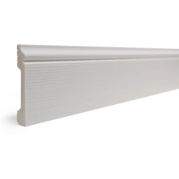 Плинтус Decor-Dizayn (Декор-Дизайн) 2400x79x13 мм, Коллекция Плинтусы 005, Серый, Полистирол, 005-75