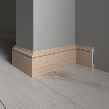 Плинтус Decor-Dizayn (Декор-Дизайн) 2400x79x13 мм, Коллекция Плинтусы 005, Бежевый, Полистирол, 005-76SH