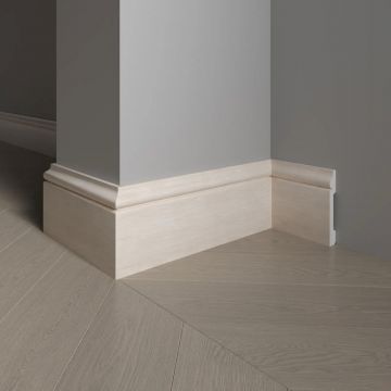 Плинтус Decor-Dizayn (Декор-Дизайн) 2400x79x13 мм, Коллекция Плинтусы 005, Бежевый, Полистирол, 005-77