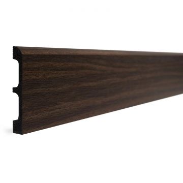 Плинтус Decor-Dizayn (Декор-Дизайн) 2400х80х13 мм, Коллекция Плинтусы 706, Коричневый, Полистирол, 706-73SH