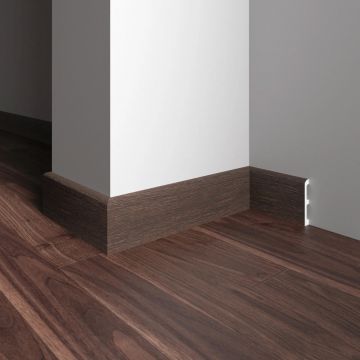 Плинтус Decor-Dizayn (Декор-Дизайн) 2400х80х13 мм, Коллекция Плинтусы 706, Коричневый, Полистирол, 706-73SH