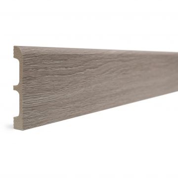 Плинтус Decor-Dizayn (Декор-Дизайн) 2400х80х13 мм, Коллекция Плинтусы 706, Коричневый, Полистирол, 706-80SH