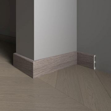 Плинтус Decor-Dizayn (Декор-Дизайн) 2400х80х13 мм, Коллекция Плинтусы 706, Коричневый, Полистирол, 706-80SH
