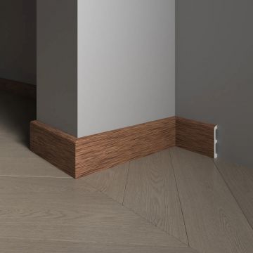 Плинтус Decor-Dizayn (Декор-Дизайн) 2400х80х13 мм, Коллекция Плинтусы 706, Коричневый, Полистирол, 706-83SH