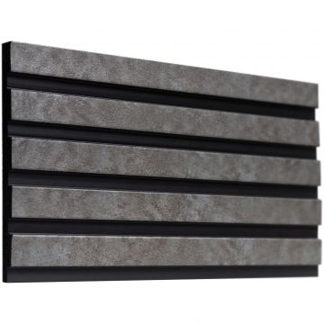 Панель Decor-Dizayn (Декор-Дизайн) 3000х150х10 мм, Коллекция Цветные панели, Серая, Полистирол, 904-69