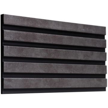 Панель Decor-Dizayn (Декор-Дизайн) 3000х150х10 мм, Коллекция Цветные панели, Серая, Полистирол, 904-70