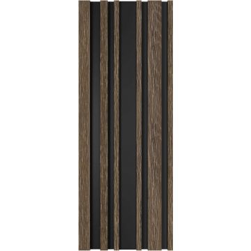 Панель Decor-Dizayn (Декор-Дизайн) 3000х150х10 мм, Коллекция Цветные панели, Коричневая, Полистирол, 924-66SH