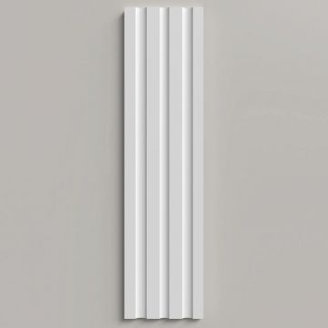 Пилястра Decor-Dizayn (Декор-Дизайн) 2400х100х11 мм, Коллекция Афродита, Белая, Полистирол, DD201(2.4m)