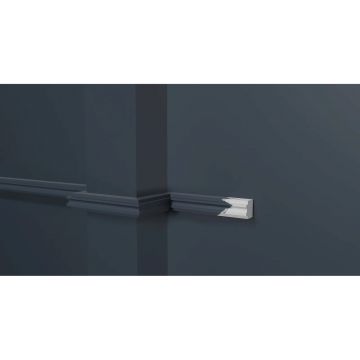 Молдинг Decor-Dizayn (Декор-Дизайн) 2000х15х13 мм, Коллекция Estet (Эстет), Белый, Полистирол, DD627