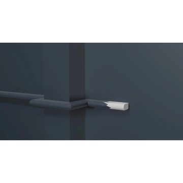 Молдинг Decor-Dizayn (Декор-Дизайн) 2000х18.4х10 мм, Коллекция Modern (Модерн), Белый, Полистирол, DD638