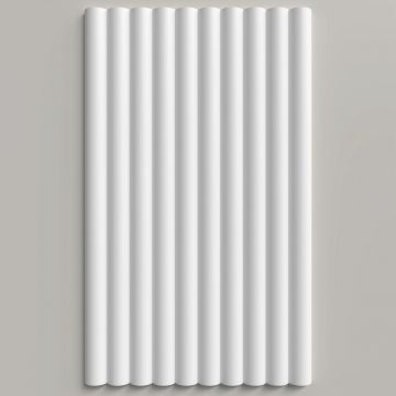 Панель Decor-Dizayn (Декор-Дизайн) 2000х240х13 мм, Коллекция Грани, Белая, Полистирол, DD910