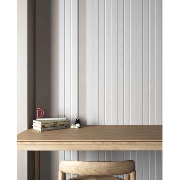 Панель Decor-Dizayn (Декор-Дизайн) 2000х240х13 мм, Белая, Полистирол, DD913