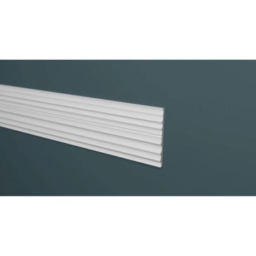 Панель Decor-Dizayn (Декор-Дизайн) 2000х150х11.2 мм, Коллекция Modern (Модерн), Белый, Полистирол, DD923