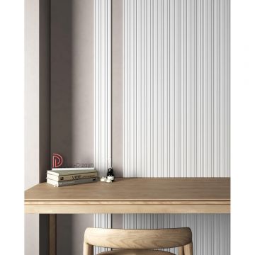 Панель Decor-Dizayn (Декор-Дизайн) 3000х150х10 мм, Коллекция Modern (Модерн), Белый, Полистирол, DD924(3m)