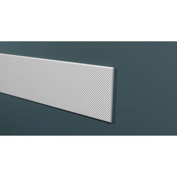 Панель Decor-Dizayn (Декор-Дизайн) 2000х200х10 мм, Белая, Полистирол, DD927