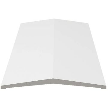 Панель Decor-Dizayn (Декор-Дизайн) 2000х200х10 мм, Белая, Полистирол, DD928