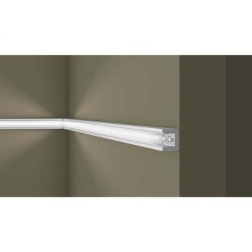 Плинтус потолочный NMC (НМЦ) Wallstyl IL12 2000х25х20 мм 3044366