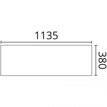 Панель декоративная NMC (НМЦ) Arstyl 3D Wave 7 P 1135х380х18.5 мм 3012866