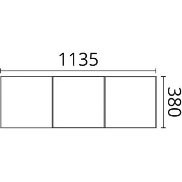 Панель декоративная NMC (НМЦ) Arstyl 3D Domino 4 P 1135х380х38 мм 3012860
