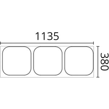 Панель декоративная NMC (НМЦ) Arstyl 3D Wall Panel Icon 3 P 1135х380х45 мм 3012863