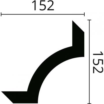 Уголок NMC (НМЦ) Arstyl SP2-5 152х152 мм DUVMSP2050 4 шт.
