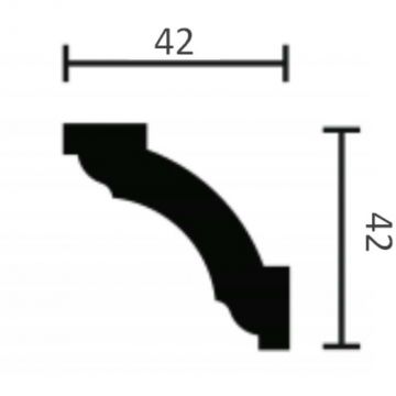 Карниз NMC (НМЦ) Arstyl Z1240 2000х42х42 мм DUMANZ12400