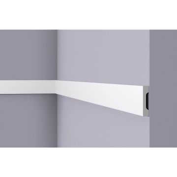 Молдинг NMC (НМЦ) WD8 Wallstyl essenza полистирол, 2000х15х80 мм, Белый