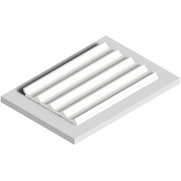 Декоративная панель HiWood (ХайВуд) 2700х120х12 мм NP Белый (LV139)