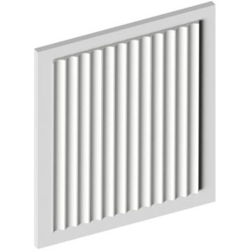 Декоративная панель HiWood (ХайВуд) 2700х120х12 мм NP Белый (LV139)