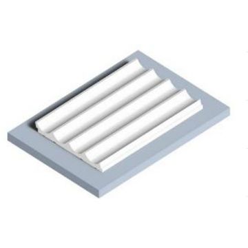 Декоративная панель HiWood (ХайВуд) 3000х12х120 мм NP Белый LV139 Long