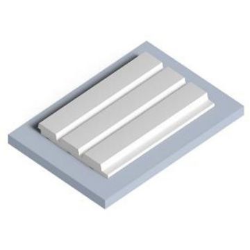 Декоративная панель HiWood (ХайВуд) 3000х12х120 мм NP Белый LV124 Long