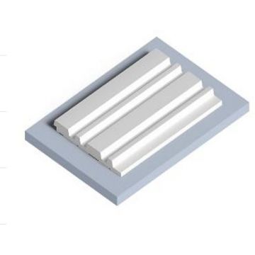 Декоративная панель HiWood (ХайВуд) 3000х12х120 мм NP Белый LV122 Long