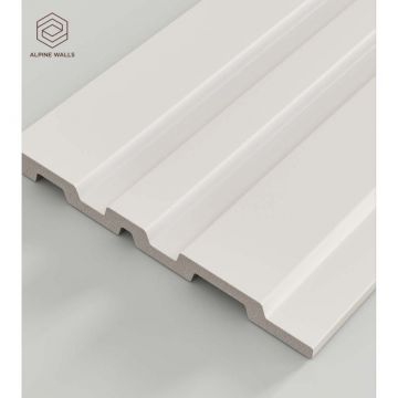 Декоративная панель Alpine Walls (Альпин Валлс) LineArt Белый под покраску 2900х117х10 мм, ECO4741W
