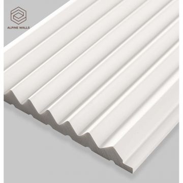 Декоративная панель Alpine Walls (Альпин Валлс) LineArt Белый под покраску 2900х122х13,9 мм, ECO1501W