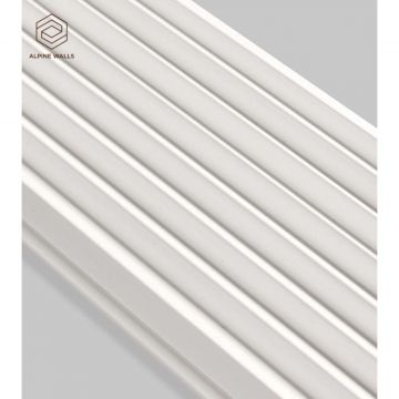 Декоративная панель Alpine Walls (Альпин Валлс) LineArt Белый под покраску 2900х122х13,9 мм, ECO1501W