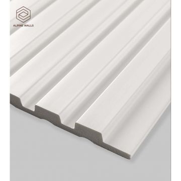 Декоративная панель Alpine Walls (Альпин Валлс) LineArt Белый под покраску 2900х160х12 мм, ECO6601W