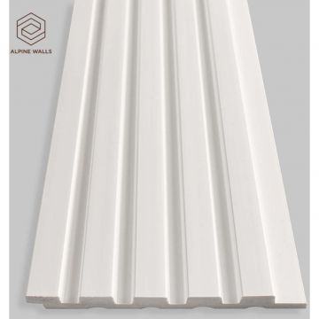 Декоративная панель Alpine Walls (Альпин Валлс) LineArt Белый под покраску 2900х160х12 мм, ECO6601W