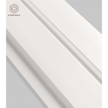 Декоративная панель Alpine Walls (Альпин Валлс) LineArt Белый под покраску 2900х122х12 мм, ECO0201W