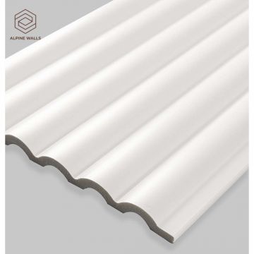 Декоративная панель Alpine Walls (Альпин Валлс) LineArt Белый под покраску 2900х157х10 мм, ECO9741W
