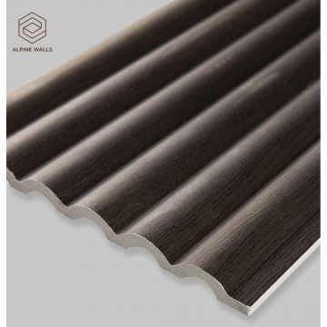 Декоративная панель Alpine Walls (Альпин Валлс) LineArt Коричневый черное дерево 2900х157х10 мм, ECO0974B