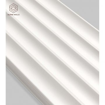 Декоративная панель Alpine Walls (Альпин Валлс) LineArt Белый под покраску 2900х148х13 мм, ECO7701W