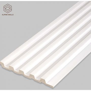 Декоративная панель Alpine Walls (Альпин Валлс) LineArt Белый под покраску 2900х118х12 мм, ECO2741W