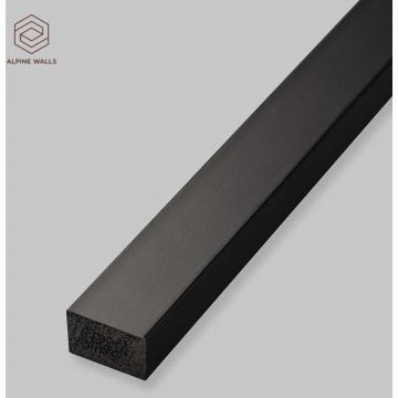 Декоративная панель Alpine Walls (Альпин Валлс) LineArt Черное дерево 2900х19х12 мм, ECO952B