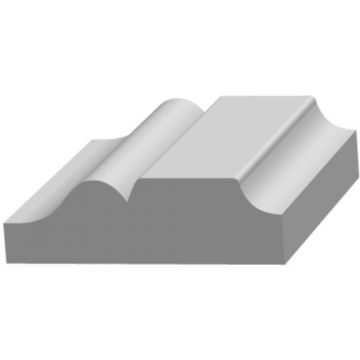 Молдинг ЛДФ меловой Ultrawood (Ультравуд) 2000х30х9 мм, U 0012 i 2.00