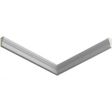 Молдинг ЛДФ меловой Ultrawood (Ультравуд) 2000х20х10 мм, U 0020 i 2.00